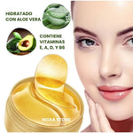 🍃Mascarilla Individual Reductora De Ojeras revitalizante 🍃 (60 unidades) Mirada D'oro™